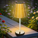 Axyaa Solar Table Lamp Night Light: Garden, Patio, Balcony, Camping, Holiday Gift