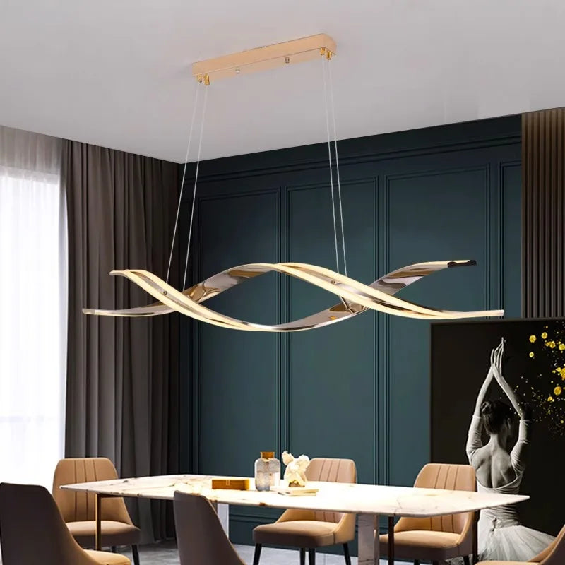Axyaa Modern LED Pendant Chandeliers for Home Decor and Indoor Lighting