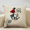 Axyaa Animal Horse Chicken Lizard Cow Antelope Pillow Case