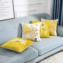 Axyaa Outdoor Yellow Pillowcase - Vibrant Spring and Summer Decor