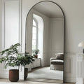 Axyaa Full Length Arch Floor Mirror, 76"x34" for Bedroom or Living Room