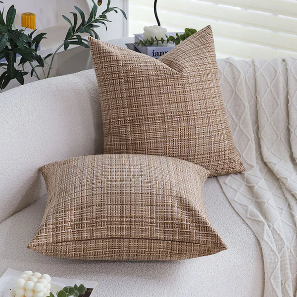 Nordic Style Waterproof Cushion Cover 45x45 for Home Decor Sofa - Axyaa