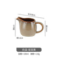 Axyaa Retro Ceramic Tableware Set for Restaurant Creative Gravy Boats Milk Jug Steak Sauce Pot