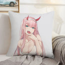 Axyaa Darling in the FranXX Sofa Pillow Covers 45*45 Living Room Decor