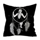 Axyaa Art Pattern Throw Pillow Case for Home Sofa Seat Room Decor