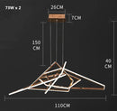 Axyaa Modern Luxury Foyer LED Pendant Lights Villa Dining Room Hanging Lamp