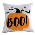 Axyaa Spooky Pumpkin Bat Pillowcase for Home Sofa Cushion Decor