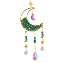 Axyaa Prism Sun Catcher Wind Chimes Moon Rainbow Maker Garden Home Decor Gift