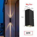 Axyaa Outdoor Up Down LED Wall Light Waterproof Spotlight Narrow Beam for Garden & Hotel