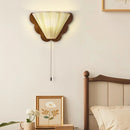 Axyaa LED Wooden Wall Sconce for Bedroom, Corridor, Living Room - French Retro Style