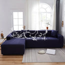 Axyaa Solid Color Waterproof Sofa Cover, Elastic Fabric, Full Bag Design