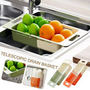 Axyaa Double-layer Retractable Sink Storage Rack with Filter Tray