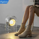 Axyaa LED Glass Desk Light: Minimalist Art Style for Bedroom, Living Room & Bedside