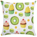 Axyaa Donut Ice Cream Pillow Cover for Girls Room Sofa Bed Couch