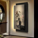 Axyaa Zen Entrance Decoration Painting - New Chinese Style Corridor Hanging Mural