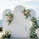 Axyaa Wedding Arch Set Backdrop Double-Sided Elastic Fabric Dome Kit
