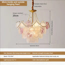 Axyaa Elegant Crystal LED Ceiling Chandelier - French Design for Home and Hospitality