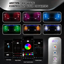 Axyaa RGBW DRL: Toyota Tacoma 2024-2025, 64 Colors, Daytime Running Lights, APP Control