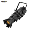 Axyaa LED 250W RGBW/WCW Focus Spot Par Lights with Barndoors for DJ Disco Concert