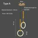 Axyaa Modern Nordic Chandelier for Bedroom and Restaurant
