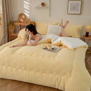 Axyaa Queen Warmth Fleece Weighted Blanket for Winter