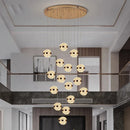 Axyaa Modern LED Ceiling Chandelier for Bedroom and Dining Room