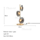 Axyaa Glass LED Floor Lamp | Modern Minimalist Design for Living Room & Bedroom