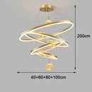Axyaa Crystal Chandelier - Luxury Living Room Lighting - Bedroom Pendant Lamp