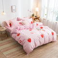 Axyaa Cartoon Print Duvet Cover 220x240 for Adults Kids - Double-sided Comforter Cover