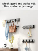 Axyaa Wall Hooks Towel Hanger Coat Holder Bathroom Kitchen Organizer
