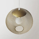 Axyaa Golden Birdcage LED Pendant Chandelier for Kitchen, Restaurant, Clothes Store