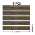 Axyaa Wood Plank Vinyl Floor Tile, Self-Adhesive, Easy DIY, SXP Stickers for Any Room