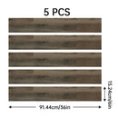 Axyaa Wood Plank Vinyl Floor Tile, Self-Adhesive, Easy DIY, SXP Stickers for Any Room
