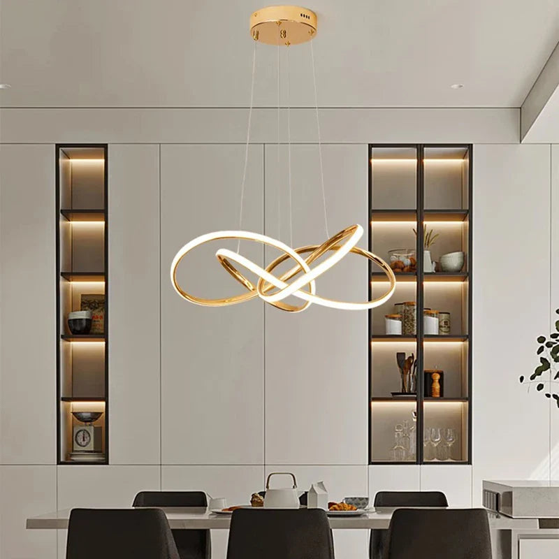 Axyaa LED Chandelier Pendant Light Modern Dining Room Ceiling Lamp