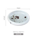 Axyaa 6inch Ceramic Plate Korean Kimchi Salad Dish Single Plate Bowl