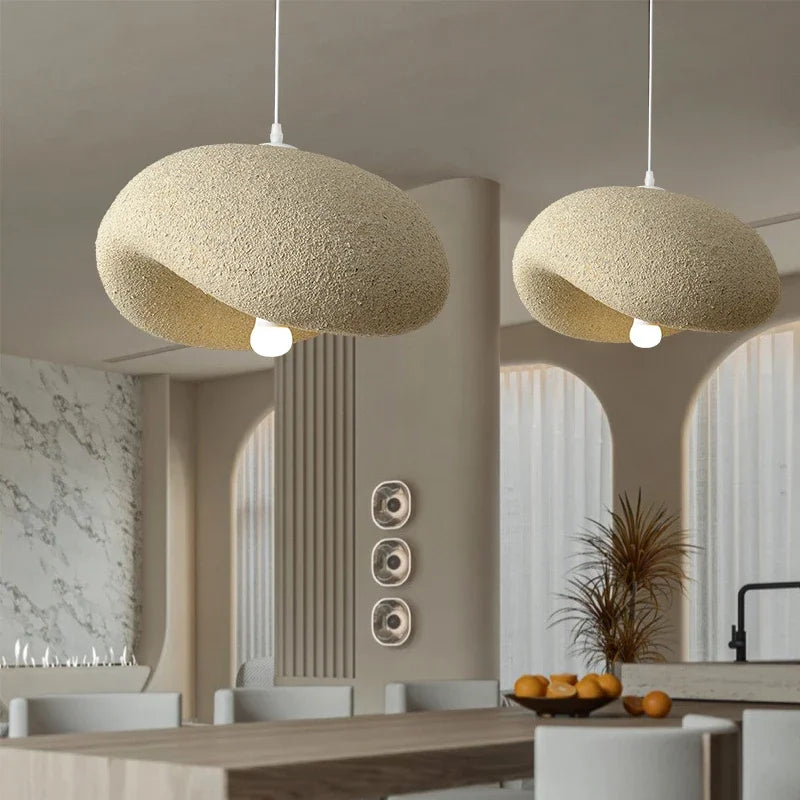 Axyaa Wabi Sabi Japanese Chandelier: Elegant Pendant Light for Home Decor.