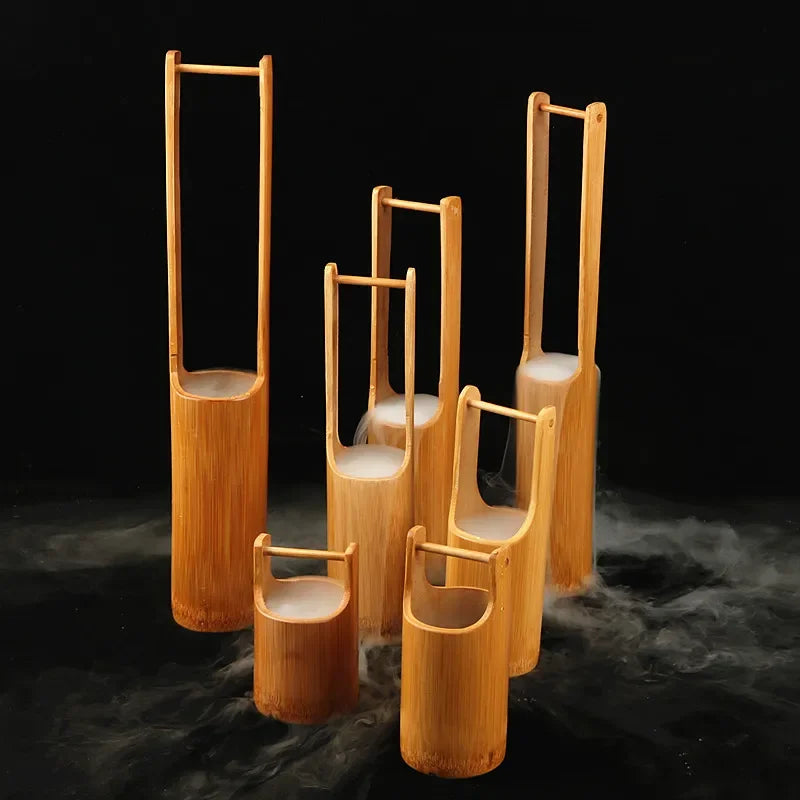 Axya Bamboo Sushi Decoration Set with Dry Ice Tube