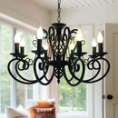 Axyaa Candle Chandelier: Minimalist Atmosphere Lamp for Bar, Restaurant, Coffee Shop