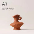 Ceramic White Flower Pot Vases by Axyaa