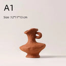Ceramic White Flower Pot Vases by Axyaa