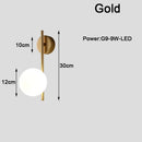 Nordic LED Wall Sconce with G9 Bulb for Bedroom & Living Room - Axyaa Brand