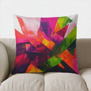 Colorful Abstract Pattern Pillow Cover for Sofa, Bedroom & Car - Axyaa