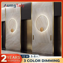 Axyaa Nordic Ring LED Wall Lamp - Art Decor Sconce Lighting for Home Indoor