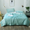 Axyaa Flannel Throw Blanket: Classic Solid Black Fleece, 180*200cm