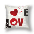Axyaa Nordic Love Pillowcase 45x45cm - Home Decorative Throw Pillow Cover