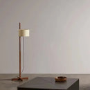 Axyaa Modern Minimalist Black Walnut Adjustable Floor Lamp