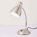 Axyaa Silver Desk Lamp: Adjustable LED Light for Study, Office, and Bedroom