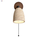 Axyaa Yellow Travertine LED Wall Lights Bathroom Mirror Bedside Lamp