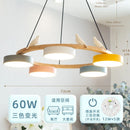 Axyaa Nordic Style Wood Bird Pendant Light for Living Room and Bedroom