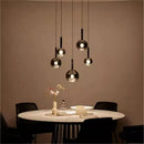 Axyaa Glass Ceiling Chandelier for Living Room Staircase Villa - Modern Minimalist Pendant Light